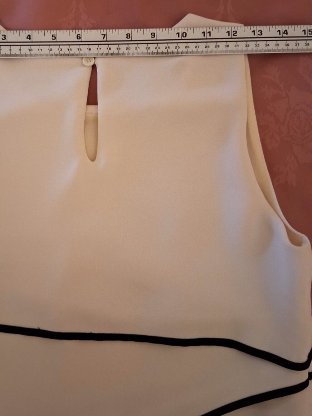 NWOT RINASCIMENTO Unique Well Tailored Artistic Design White Tiered Dress 10 - Picture 8 of 12